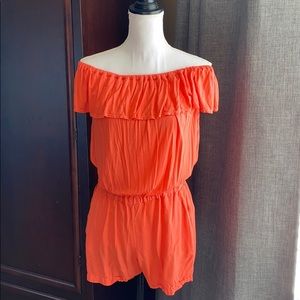 Splendid brand off the shoulder ramper